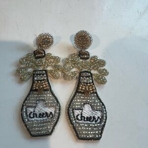Handmade new years eve Earrings